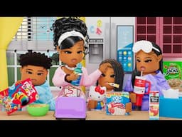 FAMILY SICK DAY MORNING ROUTINE!! *STAYED HOME FROM SCHOOL!!* | Bloxburg Family Roleplay