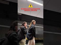 🔴 BEWARE: Pickpockets in Rome's Metro: How to spot and avoid them! #Viral #Pickpocket #Shorts