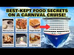 6 foods you NEED to eat on a Carnival Cruise: The best food secrets!
