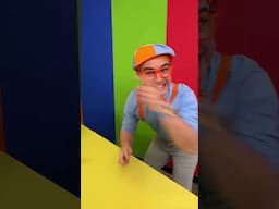 Blippi’s Epic Toy Car Water Jump! Splash Fun! 🏎️💦 #Blippi #Shorts