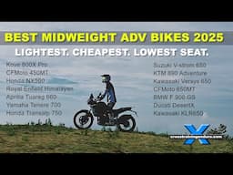 How to choose the best midweight adventure bikes: cheapest & lowest seats︱Cross Training Adventure