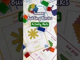 Summer Building Blocks Activity Mats | Twinkl USA