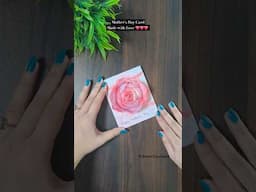 DIY Mother's Day Card ❤️💐 #diy #cards #mothersday #mom #maa