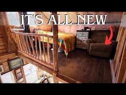 12x12 Tiny Cabin Loft Gets A Huge Upgrade!