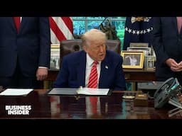 Donald Trump Announces A 'Major Trade Deal' With The UK | Insider News
