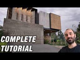 Complete Modern House - ARCHICAD & TWINMOTION TUTORIAL