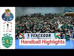 FC porto vs Sporting CP handball highlights Taça de Portugal 2025