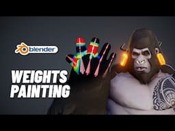 My secret Blender weights painting & skinning trick you will love!