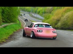 Modified Cars SEND IT Leaving a Car Show! - JapFest 2025!