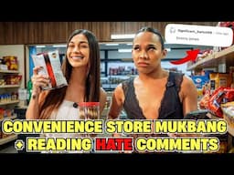 CONVENIENCE STORE MUKBANG + READING HATE COMMENTS WITH AWRA | ZEINAB HARAKE