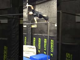 Wall Run over the high bar