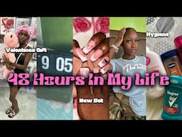48 Hours In My Life || Valentines Gift | Errands | Chilling | New Set