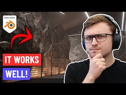 🦴 Turning a Fossil into Environment Art in Blender?!
