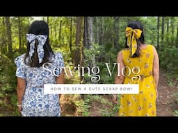 Making a Trendy Scrapy Bow To Go With My New Dress!