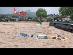 5 minutes ago in France! The river overflowed, drowning city after city. Europe was shocked.