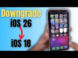 How To Downgrade iOS 26 to iOS 18 on iPhone? | Beta to Stable Update!