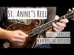 St. Anne's Reel: Mandolin Lesson