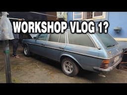should we do a workshop vlog? | S123 restoration start | freeing brakes | workshop vlog 1