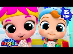 Wash Wash Wash Your Hands | LITTLE ANGEL 😇 | Nursery Rhymes & Lullabies | Baby & Kids Songs