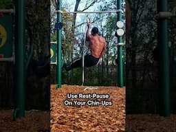 Improve Your Chin Ups with Rest Pause Training! #chinups #onearmpullups #calisthenics