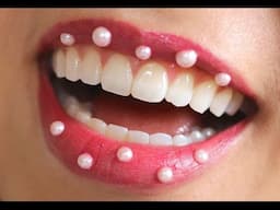 Polka Dot Pearls Lip Art