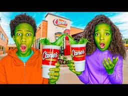 RAISING CANE'S LEPRECHAUN LEMONADE TURN SIBLINGS GREEN| Kota Cake