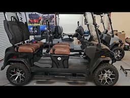 Tips when installing seat covers on  Denago Nomad Rover XL XXL XL6 Electric Lithium City Golf Cart