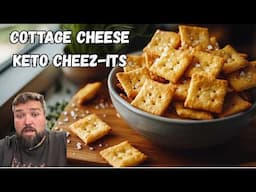 Cottage Cheese Cheez-It Recipe | Keto Cheese Its | Copycat Recipe | Snack Crackers