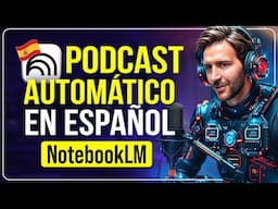 ¡NotebookLM ACTUALIZADO! Crea PODCAST en ESPAÑOL... ¡y conviértelos a VIDEOPODCAST! 🤯