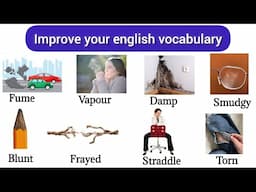 You Must Know English words | Improve your English vocabulary | English vocabulary
