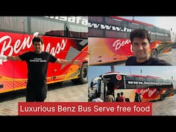 Luxurious Humsafar Express Bus with great facilities with food & very comfortable ride
