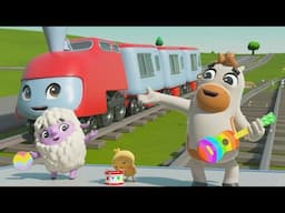 The Big Red Train Adventure with Max | 👼Lellobee - Preschool Playhouse