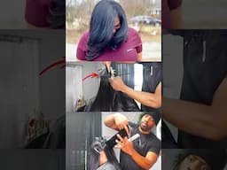 90° #LayeredHaircut on #NaturalHair #Silkpress