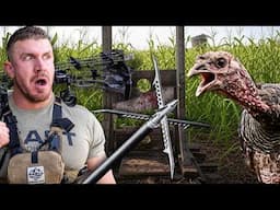 BEAST Turkey DECAP Testing in Slow Motion  🤯 | Testing New Broadhead |