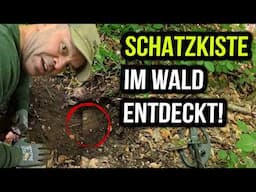 SCHON WIEDER!!! Eine Schatzkiste im Wald entdeckt - mega Fund mit dem Metalldetektor!