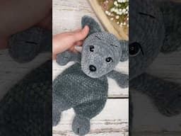 Crochet dog/wolf lovey tutorial..#tommyssheep #háčkování #hackovanehracky #crochetplushies