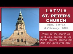 St. Peter's Church, Riga, Latvia - 8 February, 2025