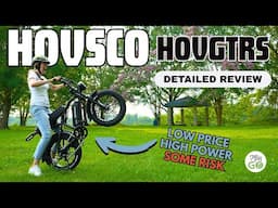 HOVSCO HOVGTRS ($999 Full Suspension Moped Style eBike Review)