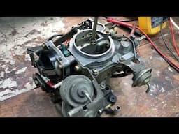 Toyota 2E Carburettor disassembly and adjustment, cleaning etc