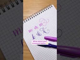 How about you? Share in the comments! 😁💜 #brushpencalligraphy #calligraphy #brushlettering