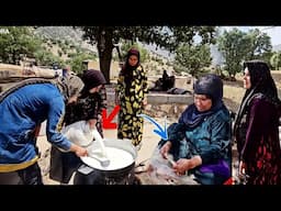A Beautiful Day on the Farm | Making Traditional Kashk with Grandma & the DOORA Family
