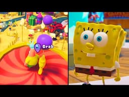 SpongeBob SquarePants: The Patrick Star Game - Gameplay Walkthrough Part 1 - All 30 Golden Gloves