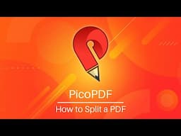 Split PDF Pages | PicoPDF PDF Editing Tutorial