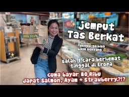 MAKAN TUH GENGSI‼️TAS BERKAT: HARGA CUMA 80 RIBU TAPI DAPAT SALMON & STRAWBERRY, HEMAT BANYAK‼️