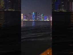 Doha by night #spectacular #bynight #amazing #serene #trendingshorts