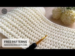 LOVELY & VERY EASY Crochet Pattern for Beginners!⚡️🥰 Crochet Stitch for Baby Blanket & Bag