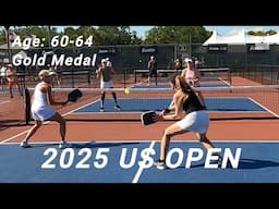 Women's Age: 60-64 Gold Medal Pickleball Match - 2025 US OPEN