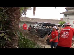 Volunteers join together to help out San Diego veteran clean his property | NBC 7 San Diego