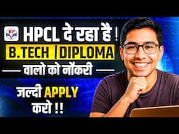 HPCL Recruitment 2025 | PSU Jobs for BTech/Diploma Engineers | Mechanical & Electrical Fresher