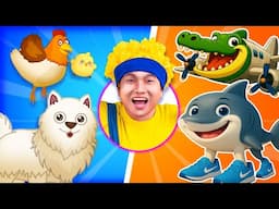 🤣 These Brainrot Animals Are TOO FUNNY! | Funny Kid Songs
